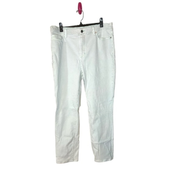 Lands End Mint green jeans size 16 - Picture 1 of 3
